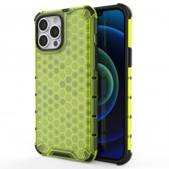 Kryt na mobil iPhone 13 Pro Max Mobi Honeycomb zelený