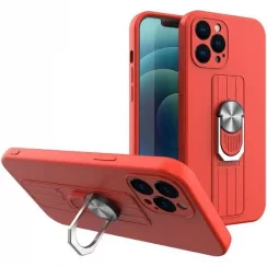 Kryt na mobil Xiaomi Redmi 9C Mobi Ring Silicone červený