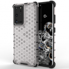 Kryt na mobil Samsung Galaxy S21 Ultra 5G Mobi Honeycomb transparentný