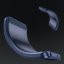 Flexibilný gélový kryt Carbon pre iPhone 14 - modrý