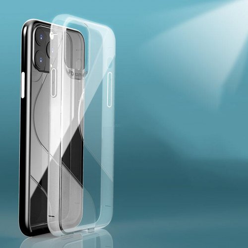 Kryt na mobil iPhone 12 Pro Max Mobi Flexy transparentný