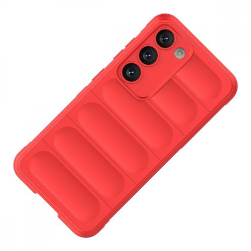 Magic Shield flexibilný kryt pre Samsung Galaxy S23+ (S23 Plus) s vystuženým dizajnom - červený