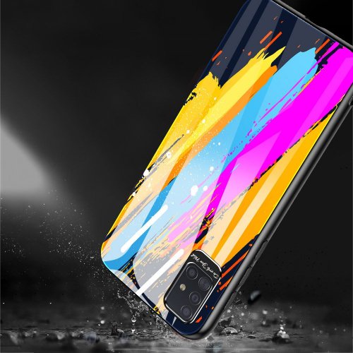 Kryt na mobil Samsung Galaxy A71 Mobi Color Glass