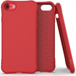 Kryt na mobil iPhone SE 2020 / iPhone 8 / iPhone 7 Mobi Soft Color červený