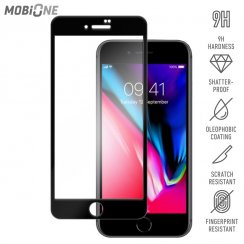 Mobi Super tvrdené sklo celopovrchové na mobil iPhone SE 2020 / iPhone 8 / iPhone 7