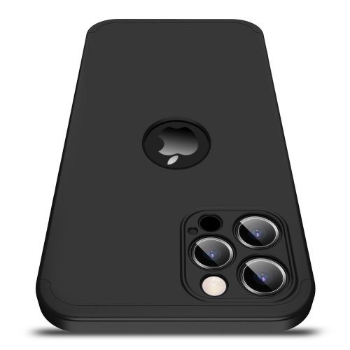 Obal na mobil iPhone 12 Pro Max Mobi 360° Full Protection čierny