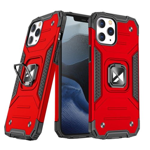 Kryt na mobil iPhone 13 Pro Max Mobi Ring červený