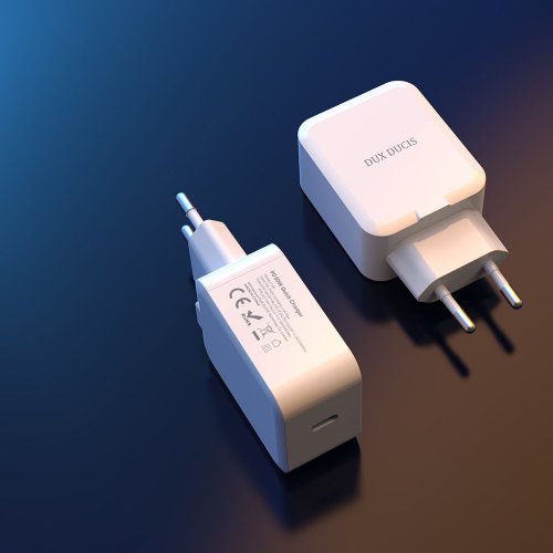 Dux Ducis C110 30W USB travel wall charger Type C Power Delivery Quick Charge white