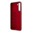 Kryt na mobil Samsung Galaxy S21+ 5G (S21 Plus 5G) BMW Silicone Signature Logo červený