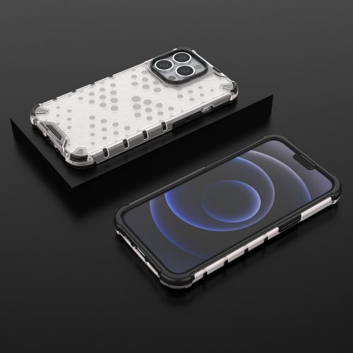 Kryt na mobil iPhone 13 Pro Mobi Honeycomb transparentný