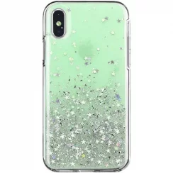Kryt na mobil Huawei P40 Lite / Nova 7i / Nova 6 SE Mobi Star Glitter zelený