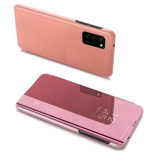 Kryt Clear View pre Samsung Galaxy A32 5G - ružový