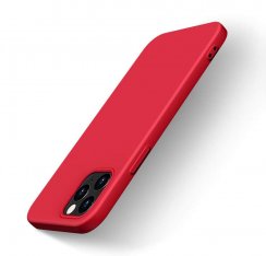 Kryt na mobil iPhone 12 Pro Max Mobi Soft Flexible červený