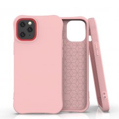 Kryt na mobil iPhone 12 / iPhone 12 Pro Mobi Soft Color ružový