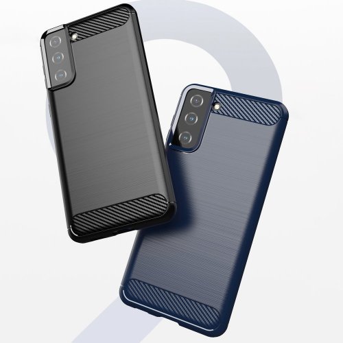 Kryt na mobil Samsung Galaxy S21+ 5G (S21 Plus 5G) Mobi Carbon modrý