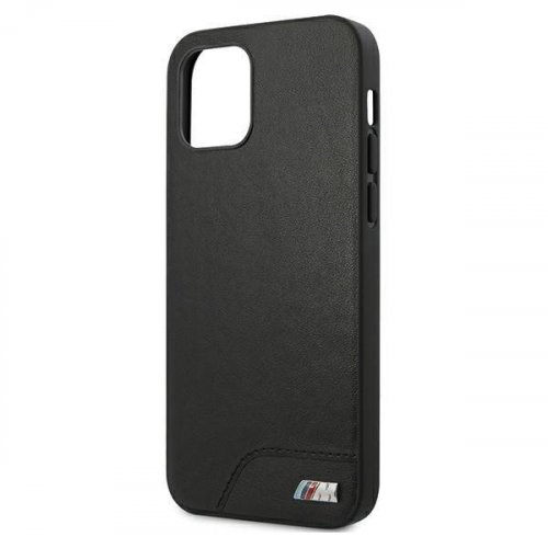 Kryt na mobil iPhone 12 Pro Max BMW M Collection Smooth PU čierny
