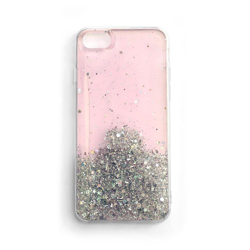 Kryt na mobil iPhone 12 / iPhone 12 Pro Mobi Star Glitter ružový