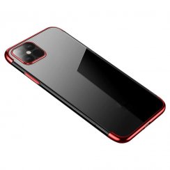 Kryt na mobil iPhone 12 Pro Max Mobi Color gélový, červený