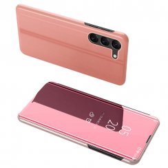 Kryt Clear View pre Samsung Galaxy S23 - ružový