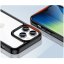 Kryt Outer Space pre iPhone 14 Pro Max s flexibilným rámečkom - čierny