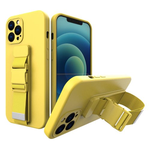 Kryt na mobil iPhone 13 Mini Mobi Rope žltý