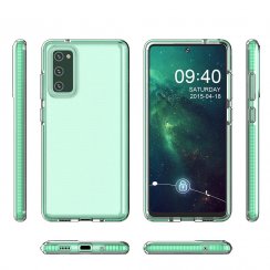 Kryt na mobil Samsung Galaxy S21+ 5G (S21 Plus 5G) Mobi Spring s gélovým povrchom, odolný, transparentný s pastelovým rámom
