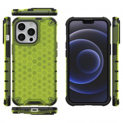 Kryt na mobil iPhone 13 Pro Mobi Honeycomb zelený