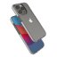 Puzdro Spring pre iPhone 14 Pro - ultratenký transparentný gelový kryt (čierny rám)