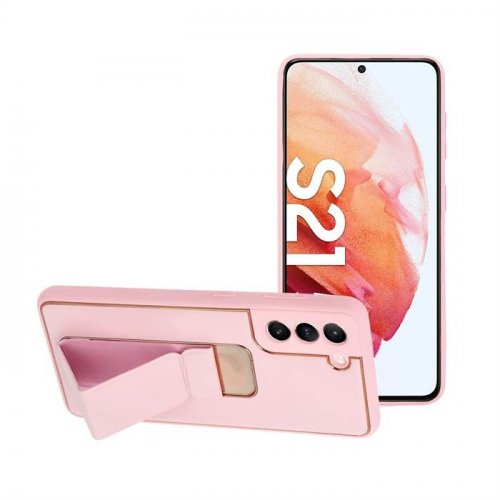 Kryt na mobil Samsung Galaxy S21+ 5G (S21 Plus 5G) Mobi Kickstand ružový