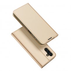 Dux Ducis Skin Pro Kryt typu knižka pre Samsung Galaxy A13 5G - zlatý