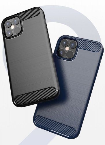 Kryt na mobil iPhone 12 Pro Max Mobi Carbon čierny