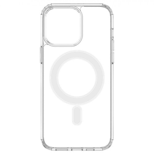 Priehľadný magnetický kryt MagSafe pre iPhone 14 Pro Max - transparentný