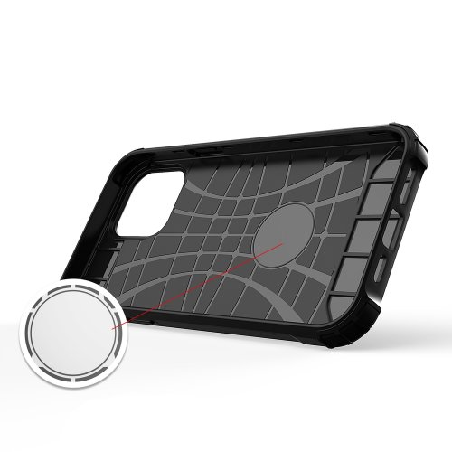 Kryt na mobil iPhone 13 Pro Max Mobi Hybrid čierny