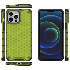 Kryt na mobil iPhone 13 Pro Max Mobi Honeycomb zelený