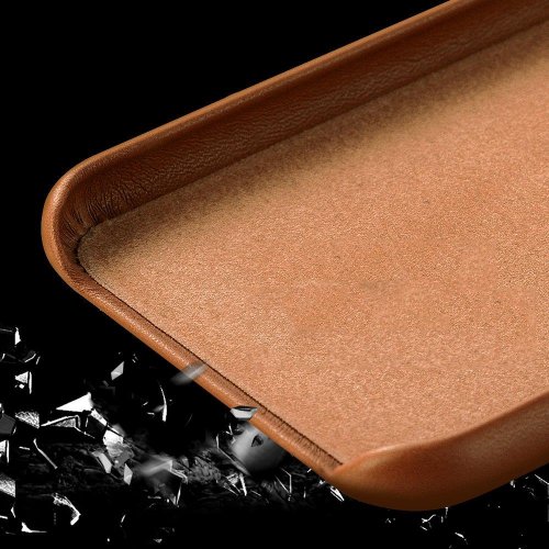 Kryt na mobil iPhone 12 / iPhone 12 Pro Mobi Eco Leather ružový