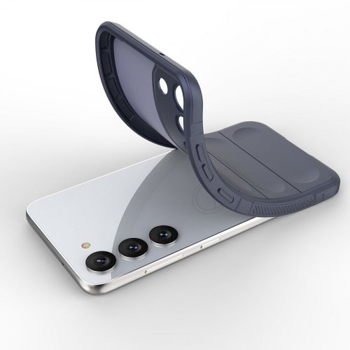 Magic Shield flexibilný kryt pre Samsung Galaxy S23 s vystuženým dizajnom - čierny
