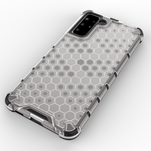 Kryt na mobil Samsung Galaxy S21+ 5G (S21 Plus 5G) Mobi Honeycomb transparentný
