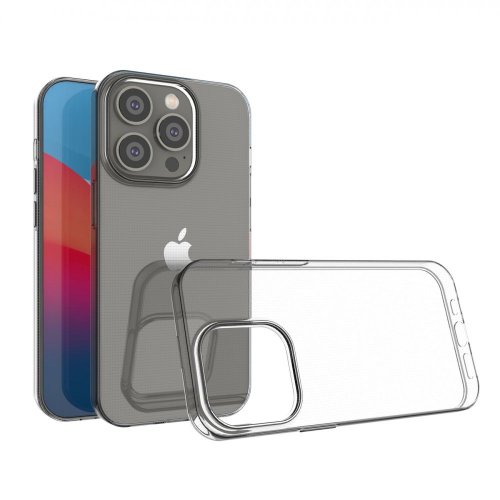 Gelový kryt Ultra Clear 0,5 mm pre iPhone 14 Pro - priehľadný