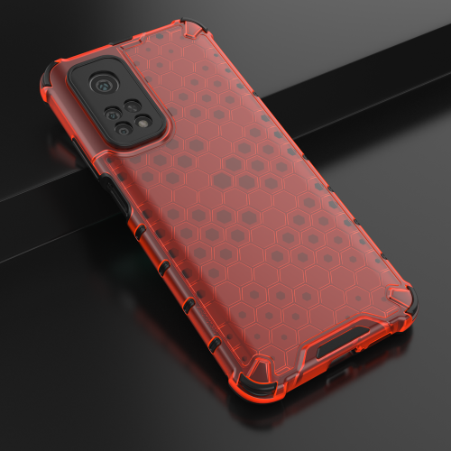 Kryt na mobil Xiaomi Mi 10T 5G / Mi 10T Pro 5G Mobi Honeycomb červený