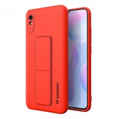 Kryt na mobil Xiaomi Redmi Note 9 Pro / Redmi Note 9S Mobi Kickstand červený