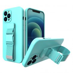 Kryt na mobil iPhone 13 Pro Max Mobi Rope svetlo modrý