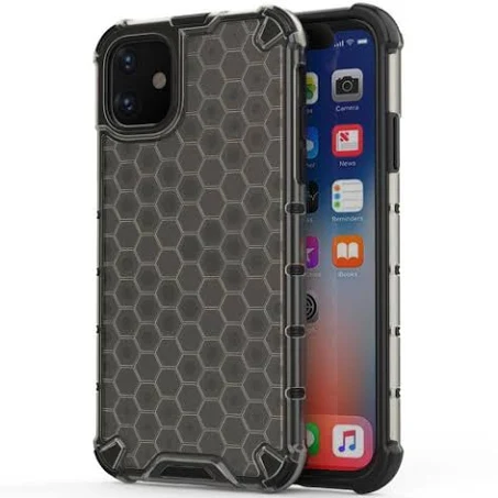 Kryt na mobil iPhone 11 Mobi Honeycomb čierny
